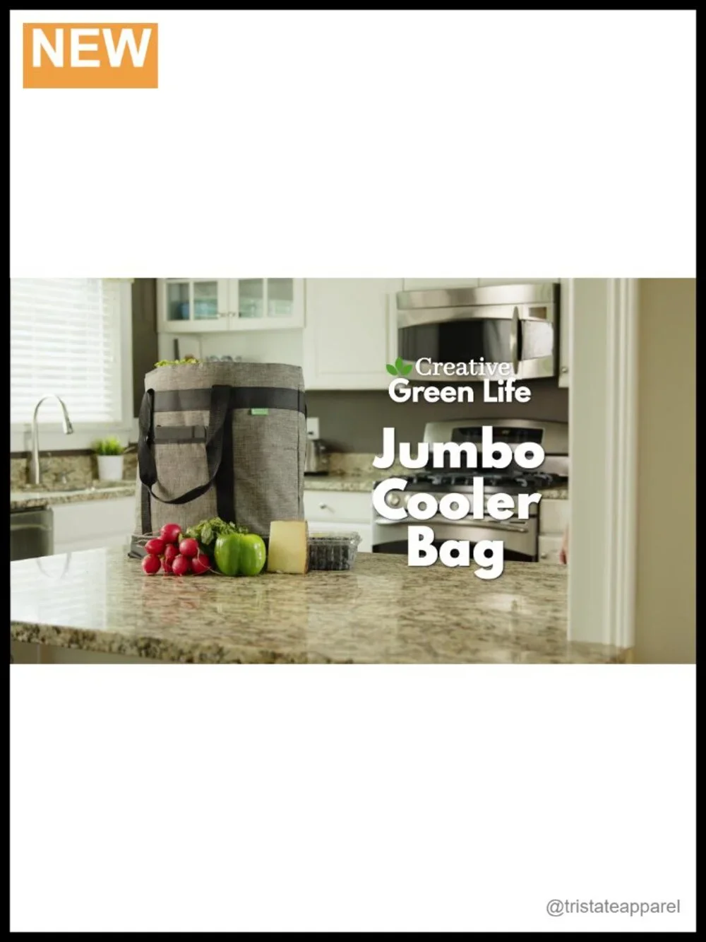 Extra-Large Insulated Cooler Bag Heavy Duty Thermal Grocery Tote